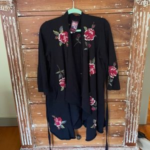 Johnny Was cardigan/sweatshirt Perfect condition